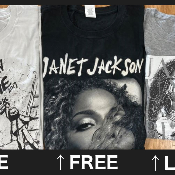 ジャネット・ジャクソン輸入TシャツPRESENT!!